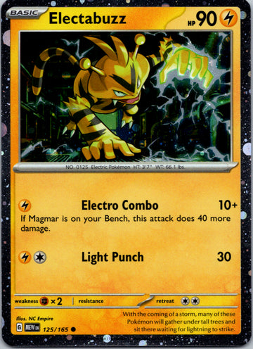 Electabuzz (125/165) [Scarlet & Violet:  151]