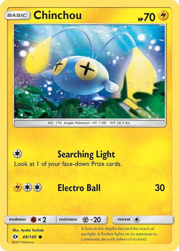Chinchou [49/149] [Sun & Moon Base Set] Reverse Holofoil