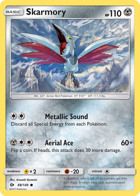 Skarmory [88/149] [Sun & Moon Base Set] Reverse Holofoil