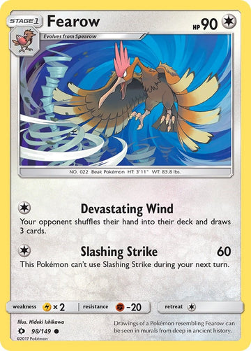Fearow [98/149] [Sun & Moon Base Set] Reverse Holofoil