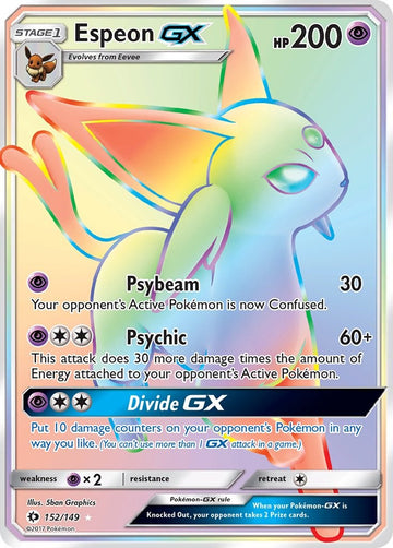 Espeon GX [152/149] [Sun & Moon Base Set] Holofoil