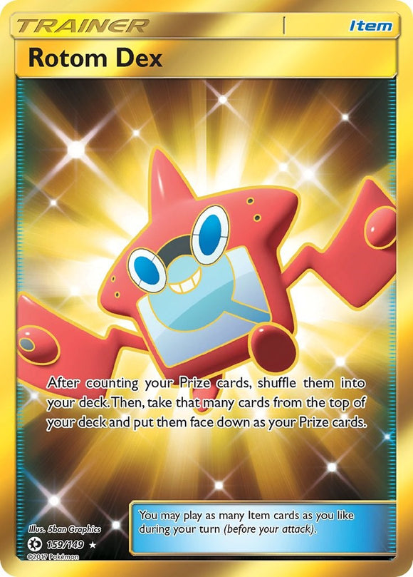 Rotom Dex [159/149] [Sun & Moon Base Set] Holofoil