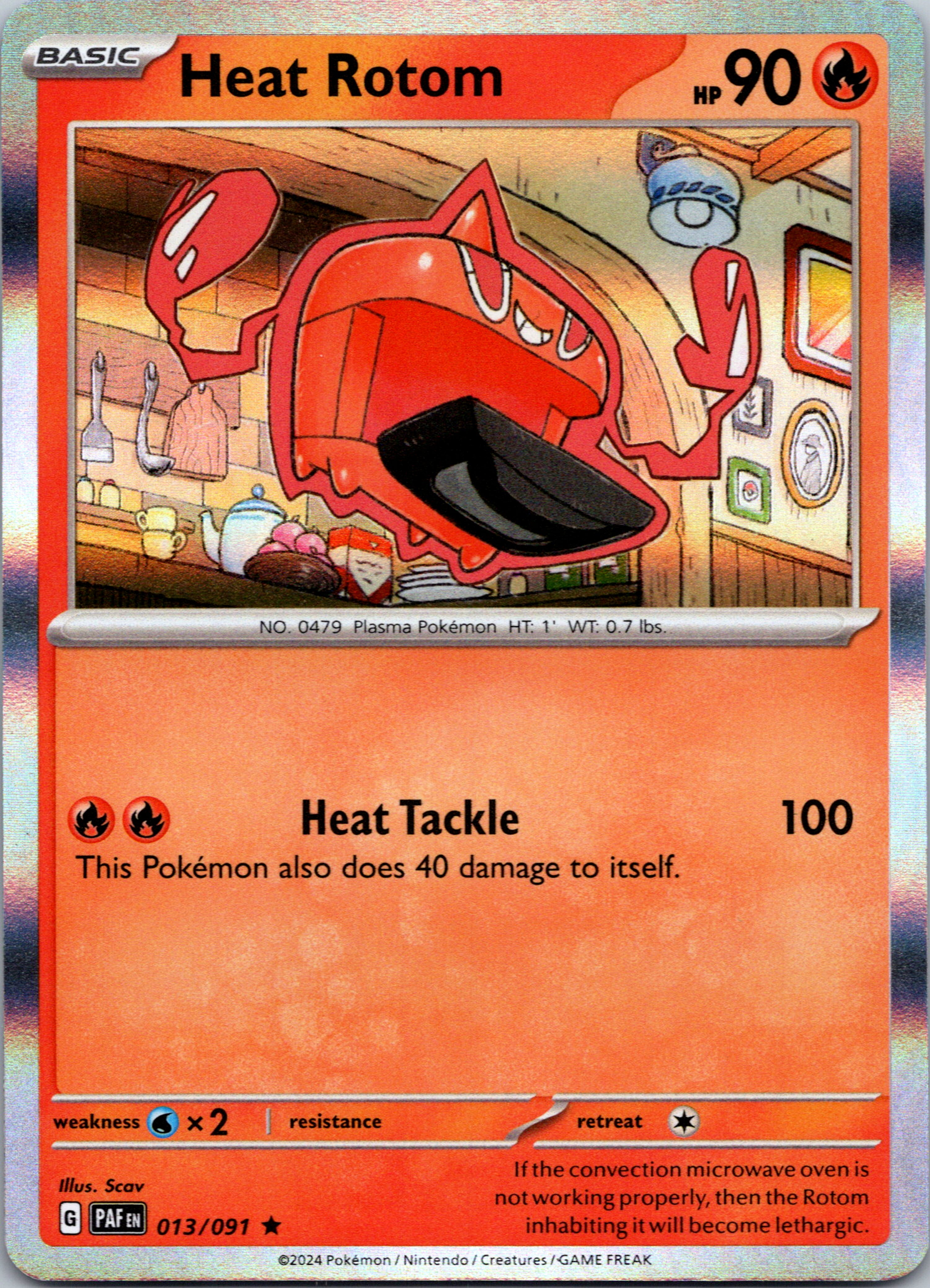 Heat Rotom [13/091] - (Paldean Fates) Holofoil