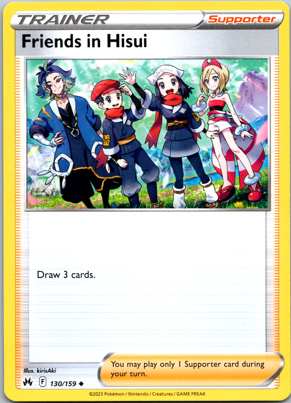 Friends in Hisui (130/159) [Sword & Shield: Crown Zenith]