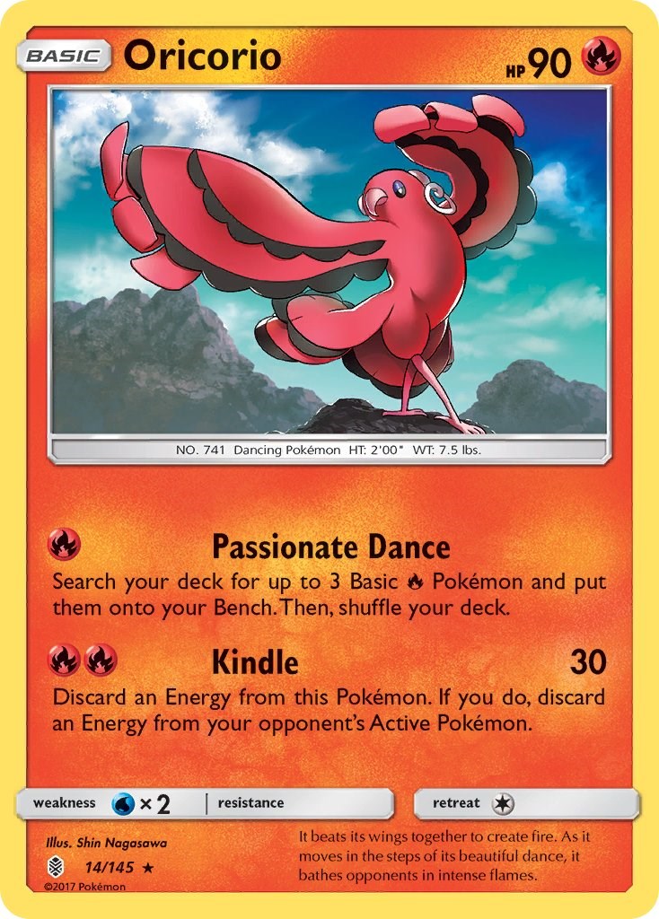 Oricorio (14/145) [Sun & Moon: Guardians Rising]