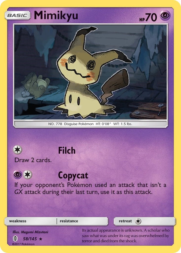 Mimikyu [58/145] [Guardians Rising] Reverse Holofoil