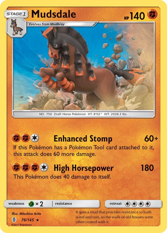 Mudsdale [76/145] [Guardians Rising] Reverse Holofoil