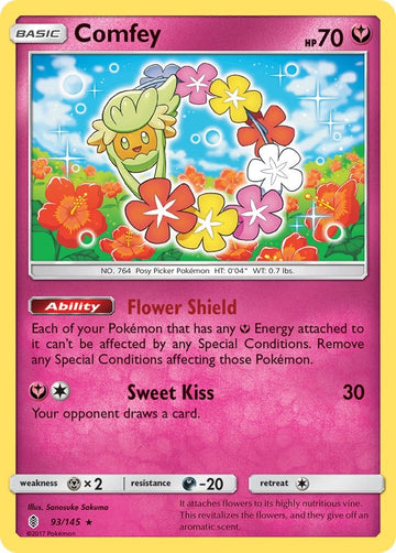 Comfey [93/145] [Guardians Rising] Reverse Holofoil
