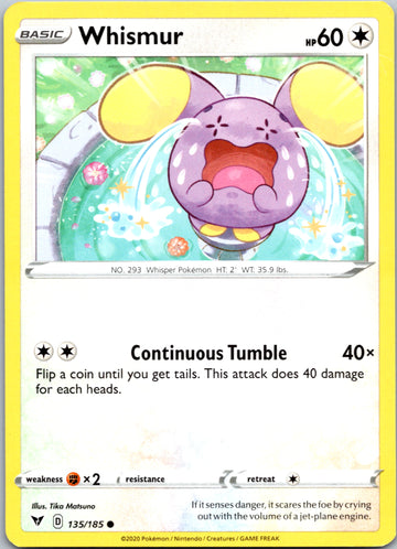 Whismur [135/185] [SWSH04: Vivid Voltage]