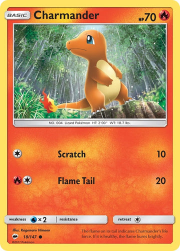 Charmander (018/147) [Sun & Moon: Burning Shadows]