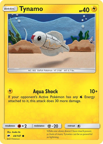 Tynamo [44/147] [Burning Shadows] Reverse Holofoil