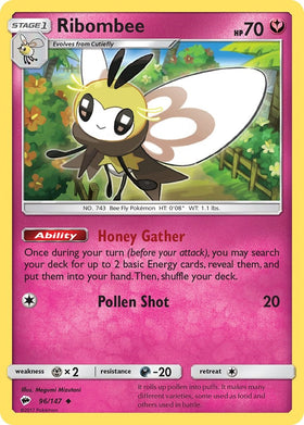 Ribombee [96/147] [Burning Shadows] Reverse Holofoil