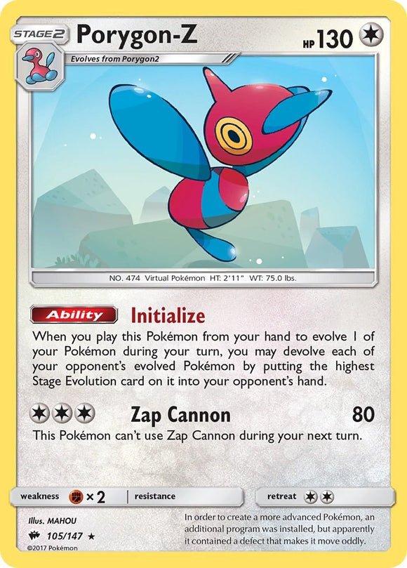 Porygon-Z [105/147] [Burning Shadows] Reverse Holofoil