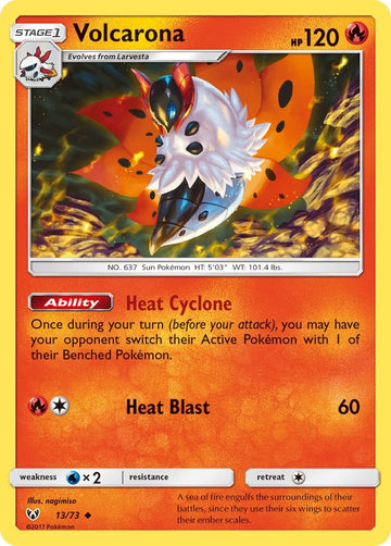 Volcarona [13/73] [Shining Legends] Reverse Holofoil