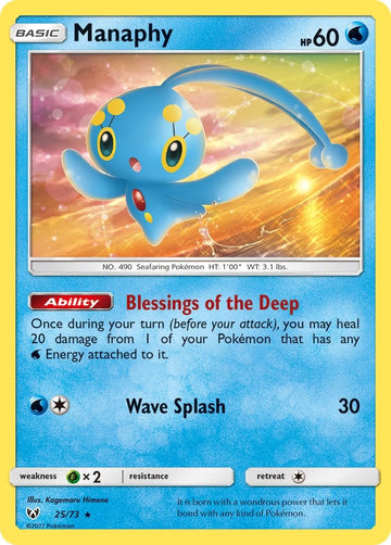 Manaphy [25/73] [Shining Legends] Holofoil