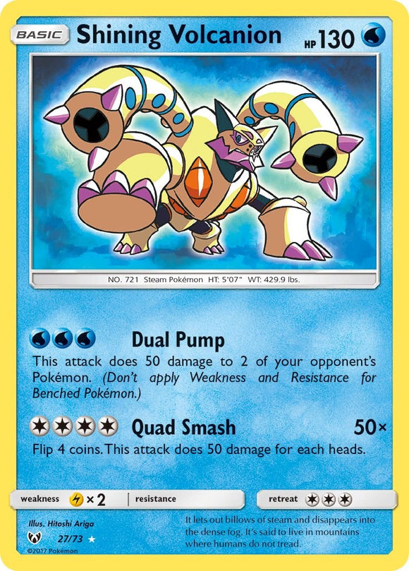 Shining Volcanion [27/73] [Shining Legends] Holofoil
