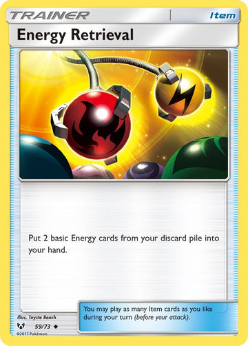 Energy Retrieval [59/73] [Shining Legends] Reverse Holofoil