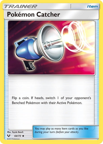 Pokemon Catcher [64/73] [Shining Legends] Reverse Holofoil