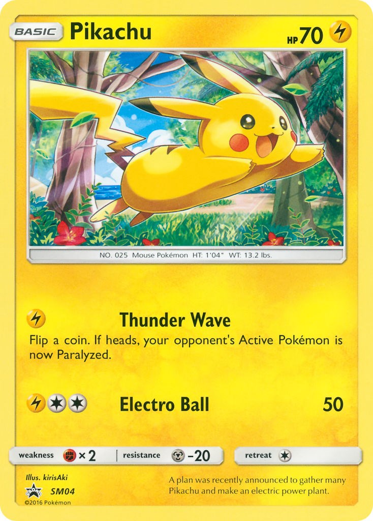 Pikachu - SM04 (Target Non-Holo) [SM04] [SM Promos]