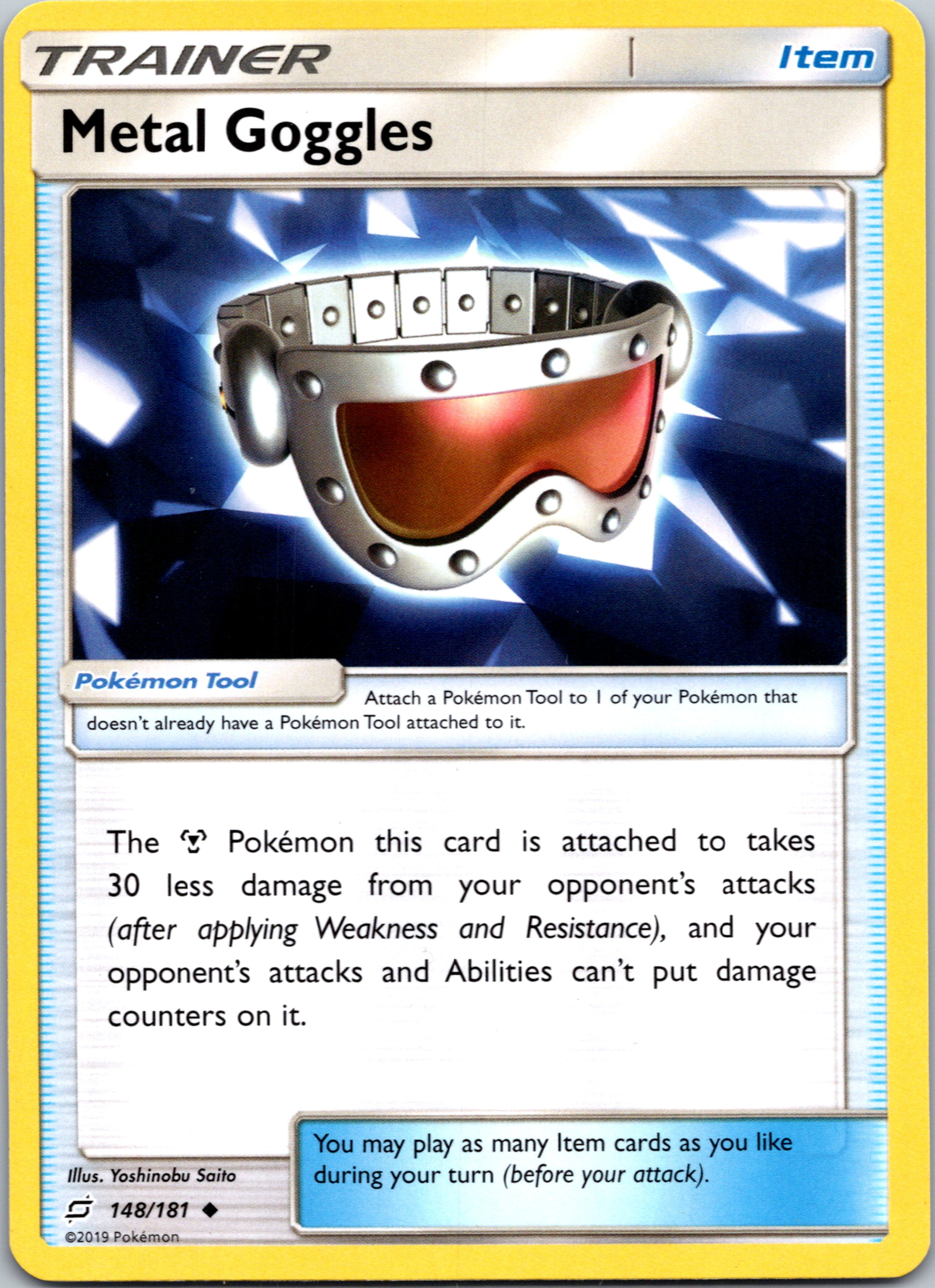 Metal Goggles (148/181) [Sun & Moon: Team Up]