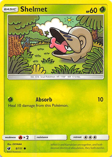 Shelmet [8/111] [Crimson Invasion] Reverse Holofoil