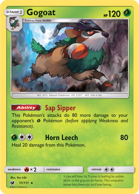 Gogoat [11/111] [SM - Crimson Invasion] Reverse Holofoil