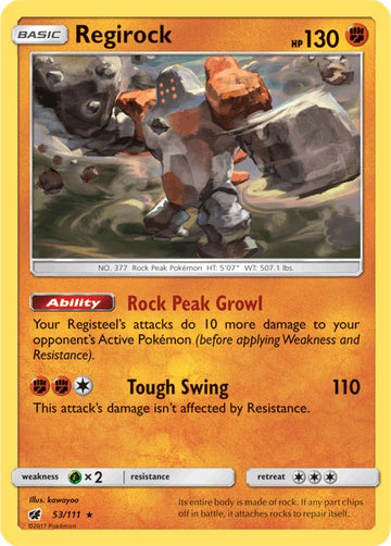 Regirock [53/111] [Crimson Invasion]