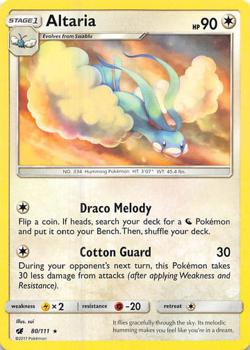 Altaria [80/111] [Crimson Invasion] Reverse Holofoil