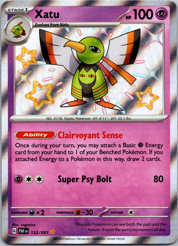 Xatu [152/091] - (Paldean Fates) Holofoil