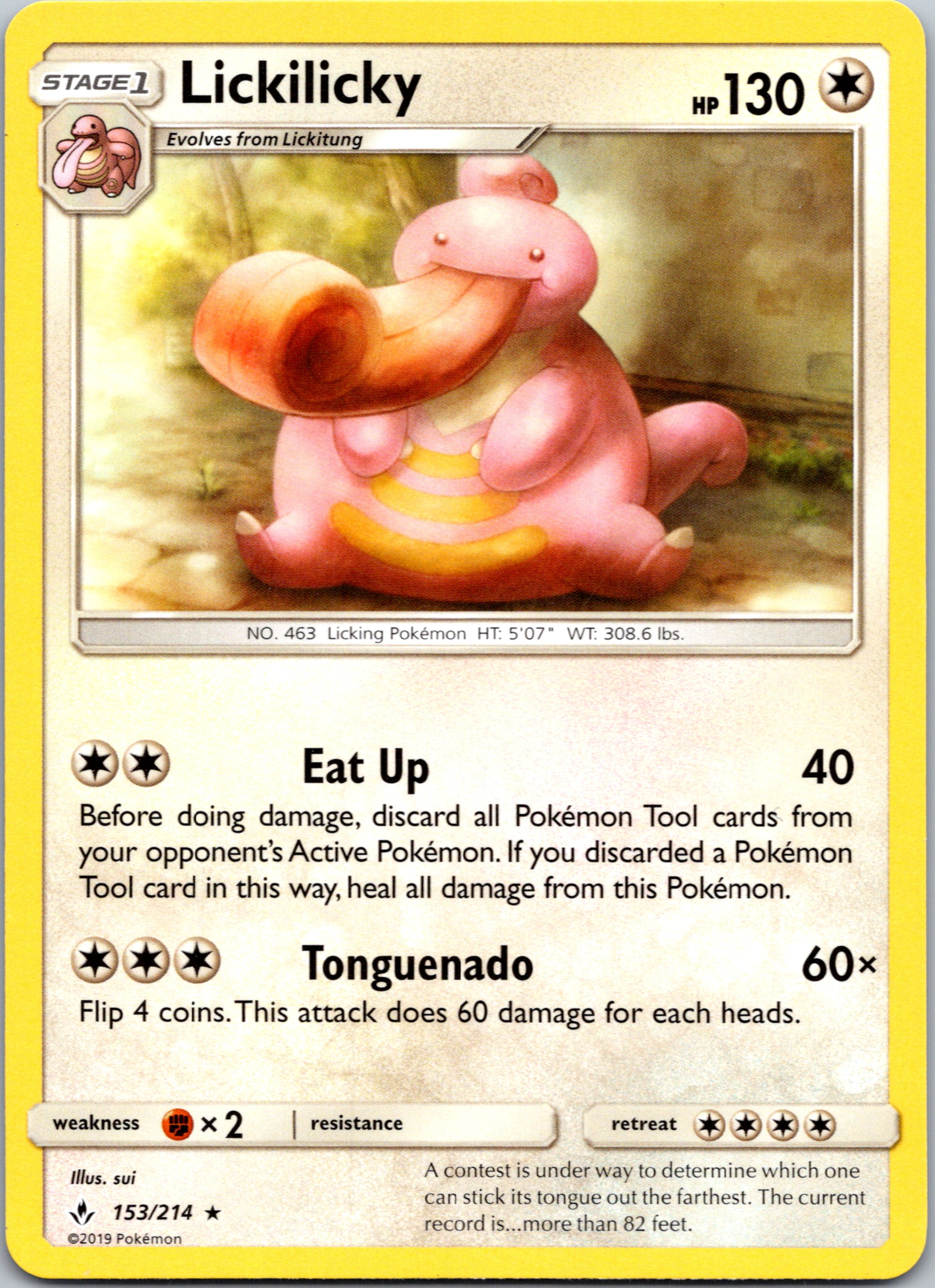 Lickilicky (153/214) [Sun & Moon: Unbroken Bonds]