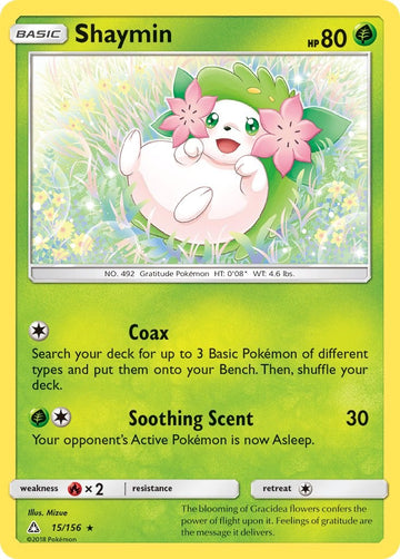 Shaymin (15) [15/156] [Ultra Prism] Reverse Holofoil