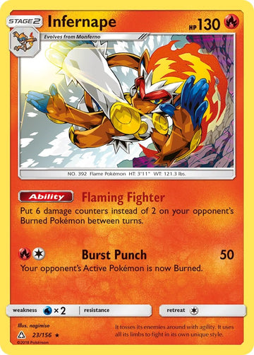 Infernape [23/156] [Ultra Prism] Reverse Holofoil
