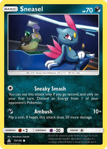 Sneasel [73/156] [Ultra Prism] Reverse Holofoil