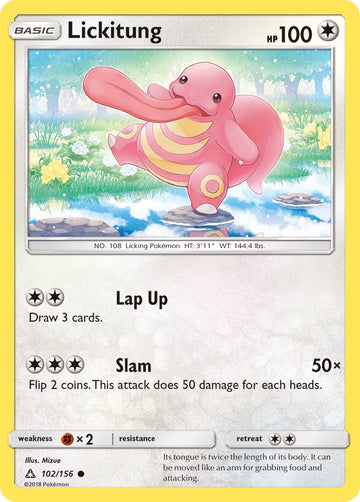 Lickitung [102/156] [Ultra Prism] Reverse Holofoil