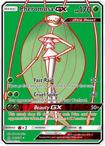 Pheromosa GX (Full Art) [140/156] [Ultra Prism] Holofoil