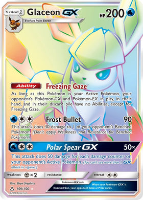 Glaceon GX (Secret Rare) [159/156] [Ultra Prism] Holofoil