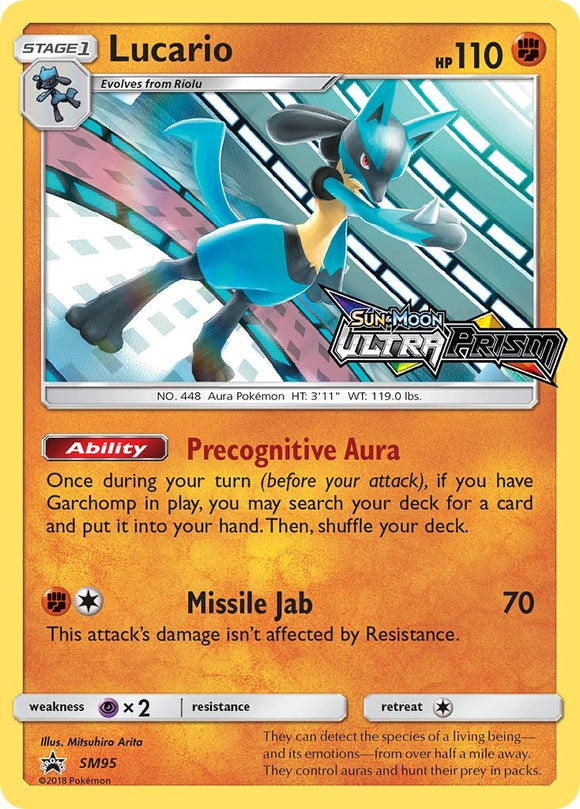 Lucario - SM95 (Prerelease) [SM95] [SM Promos] Holofoil