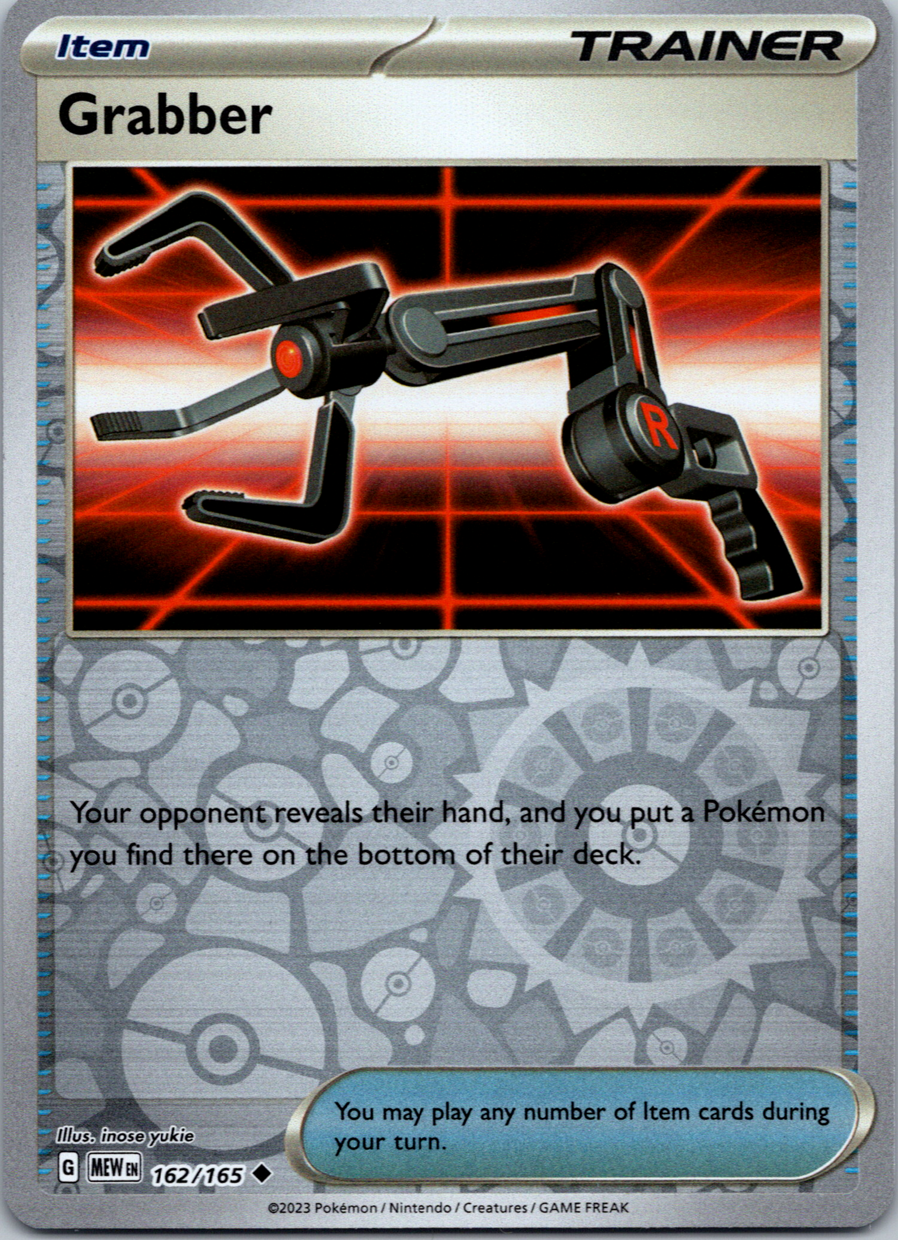 Grabber (162/165) [Scarlet & Violet:  151] Reverse Holofoil