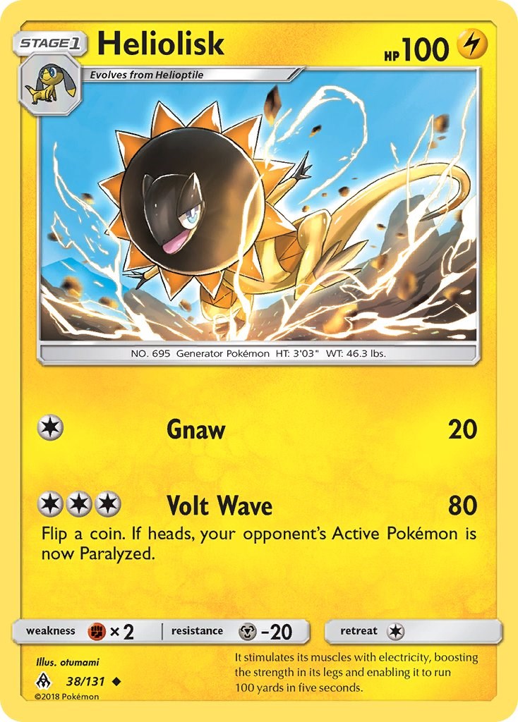 Heliolisk [38/131] [SM - Forbidden Light] Reverse Holofoil