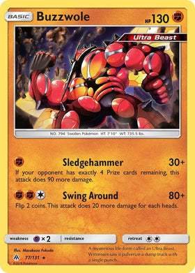 Buzzwole [77/131] [SM - Forbidden Light] Reverse Holofoil