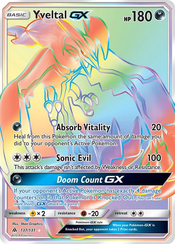 Yveltal GX (Secret) (137/131) [SM - Forbidden Light]