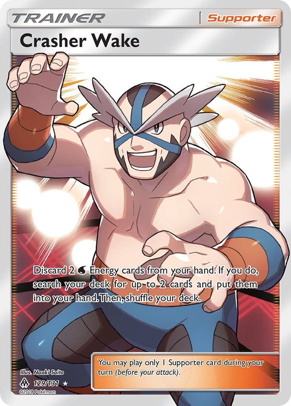 Crasher Wake (Full Art) (129/131) [SM - Forbidden Light]