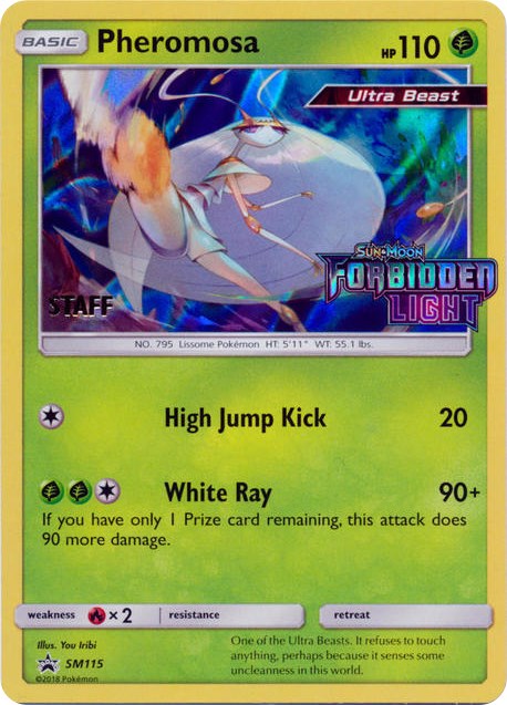 Pheromosa - SM115 (Prerelease) [Staff] [SM115] [SM Promos] Holofoil