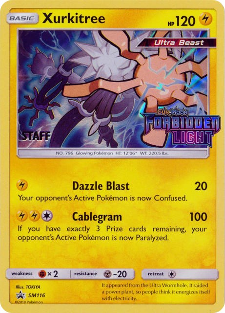Xurkitree - SM116 (Prerelease) [Staff] [SM116] [SM Promos] Holofoil