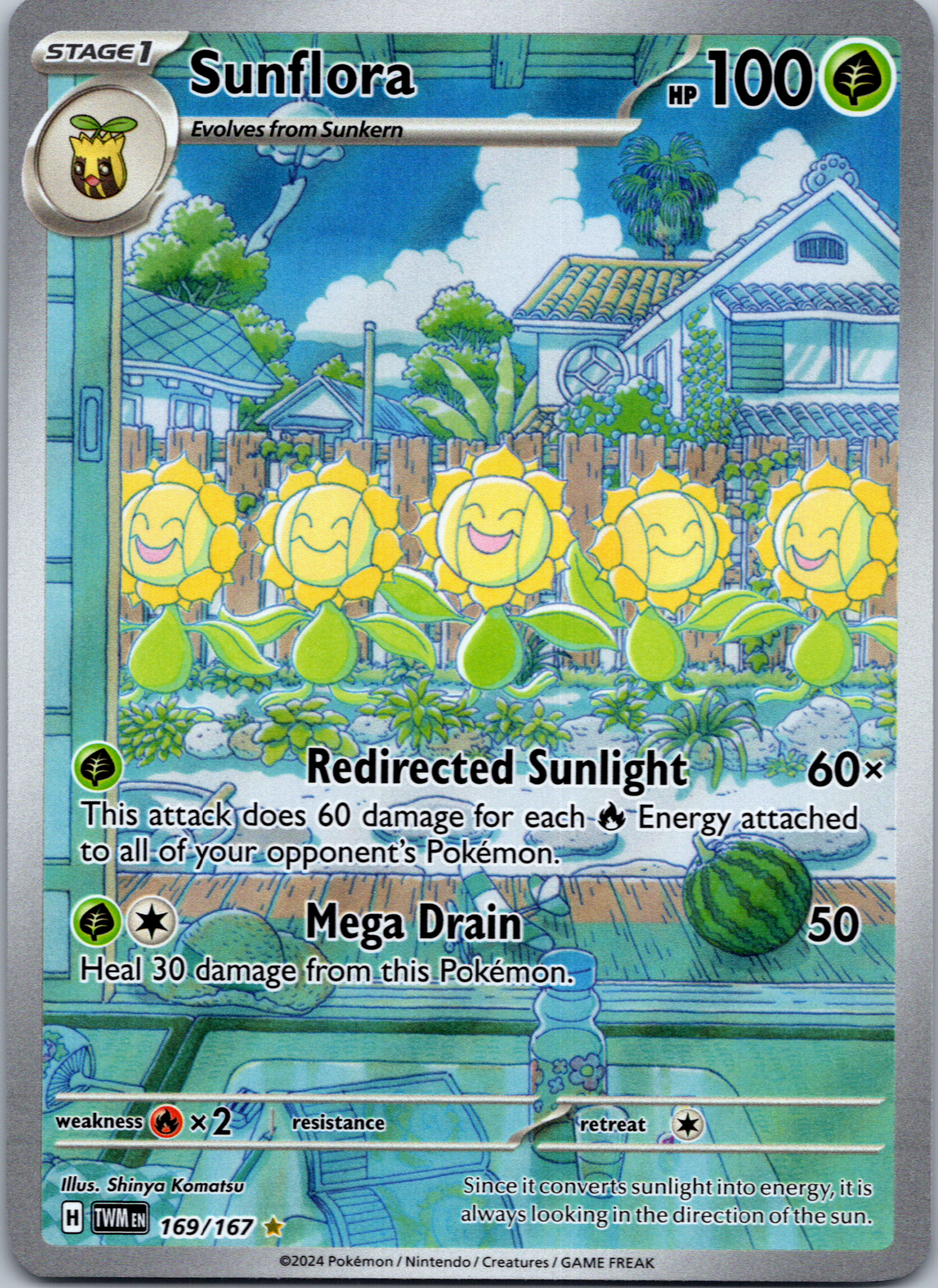 Sunflora [169/167] - (Twilight Masquerade) Holofoil