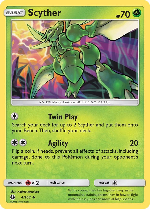 Scyther (004/168) [Sun & Moon: Celestial Storm]