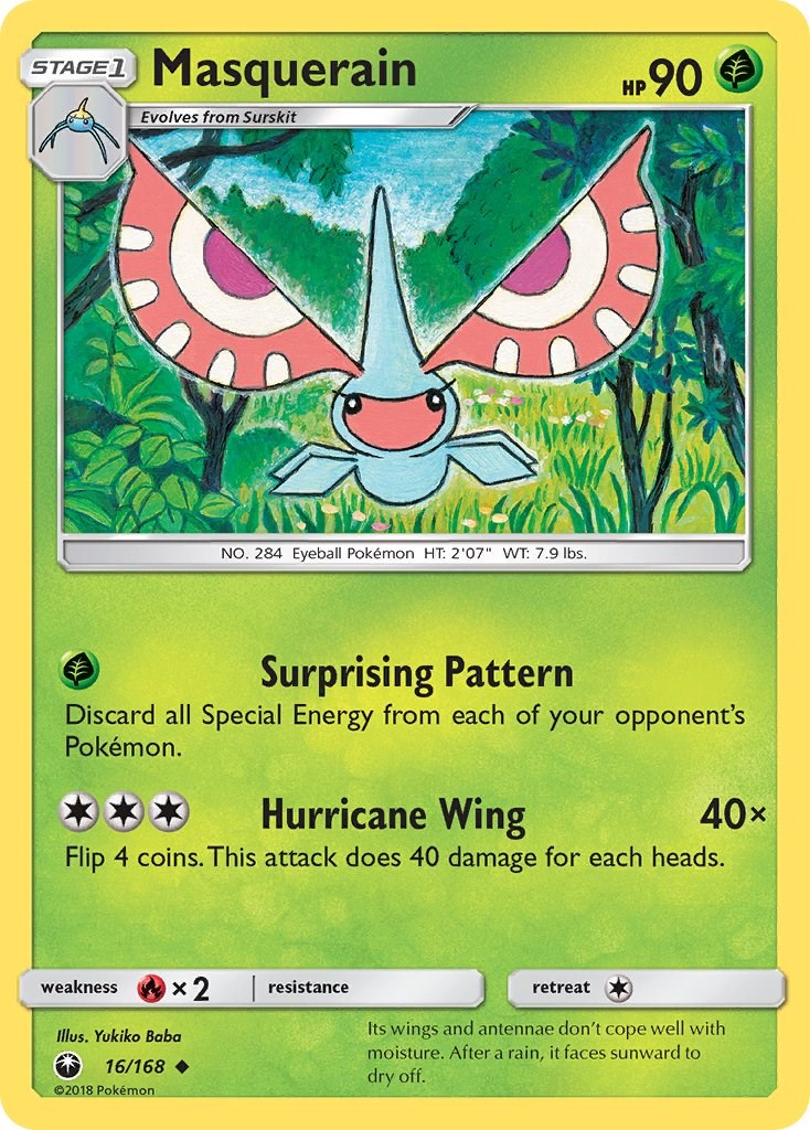 Masquerain [16/168] [Celestial Storm] Reverse Holofoil