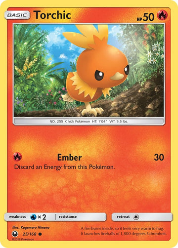 Torchic (25) [25/168] [Celestial Storm] Reverse Holofoil