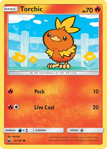 Torchic (26) [26/168] [Celestial Storm] Reverse Holofoil