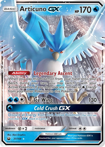 Articuno GX (031/168) [Sun & Moon: Celestial Storm]